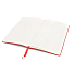 Блокнот A5 Officer в мягком переплёте с металлической биркой, Красный