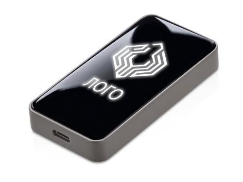 Внешний SSD диск с подсветкой гравировки  Слэш, 256 ГБ