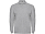 Рубашка поло Estrella мужская с длинным рукавом, серый меланж