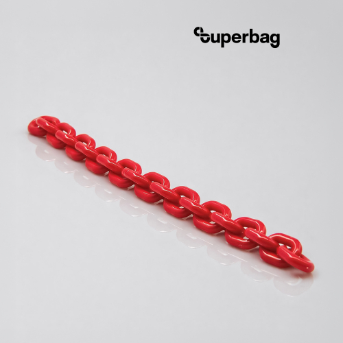 Цепочка Ring для обвеса, L=20см (красный)