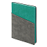 Ежедневник Flexy Smart Porta Nuba Latte A5, серый/бирюзовый