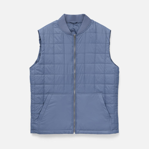 Жилет унисекс Warmbridge, синий (джинс)