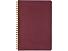 Бизнес тетрадь на гребне А5 Pragmatic, 60 листов в клетку, бордовый