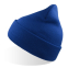 Шапка вязаная  двойная Wind-S , синий