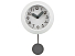 Настенные часы с маятником Pendulum, белый