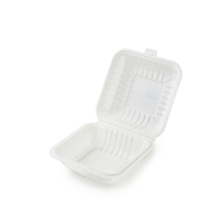 Контейнер для гамбургера из кукурузного крахмала, Белый