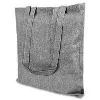Сумка для покупок Caravan Recycled Melange 140 г/м², Серый