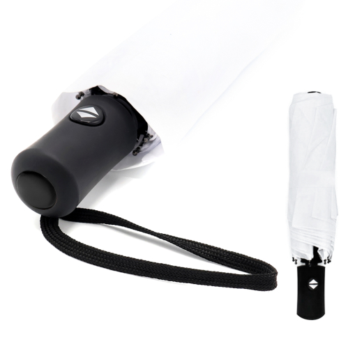 Автоматический противоштормовой зонт Vortex To Go, Белый/ черный