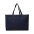 Большая сумка-шоппер VINGA Hilo из переработанного неокрашенного канваса AWARE™, 400 г/м² синий