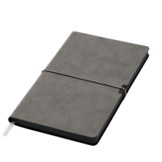 Ежедневник In Velour недатированный, серый