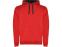 Толстовка с капюшоном Urban мужская, красный/черный