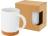 Neiva Керамическая кружка объемом 425 мл с пробковым основанием, белый