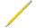 Ручка металлическая шариковая C1 софт-тач, желтый