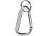Timor брелок с карабином из переработанного алюминия, сертифицированного по стандарту RCS - Серебристый