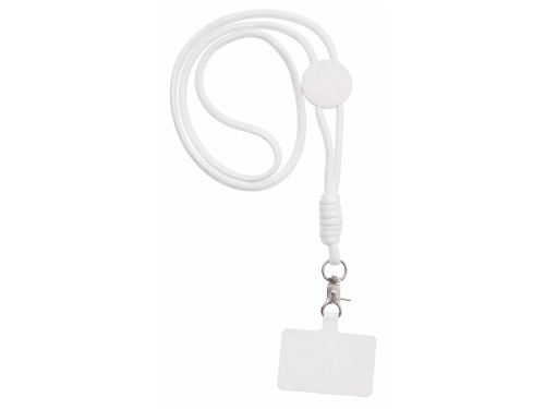 Ремешок на шею для телефона Нэко, белый