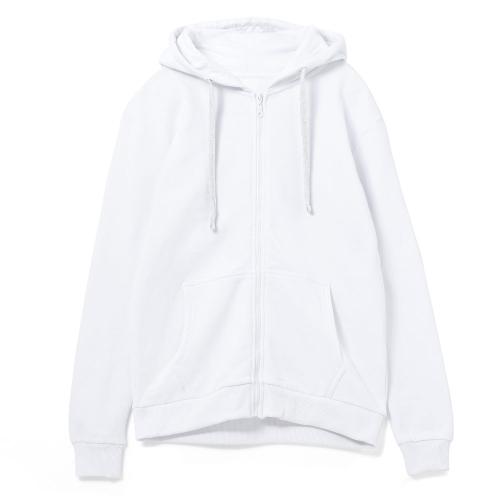 Толстовка на молнии с капюшоном Siverga 2.0, белая