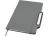Nexus блокнот формата А5 в твердой обложке с ручкой и карандашом - Серый