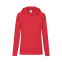 Толстовка женская без начеса LIGHTWEIGH HOODED SWEAT 240, красный
