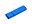 USB-флешка металлическая на 512 Mb с колпачком, синий