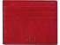 Картхолдер для 6 пластиковых карт с RFID-защитой Fabrizio, красный