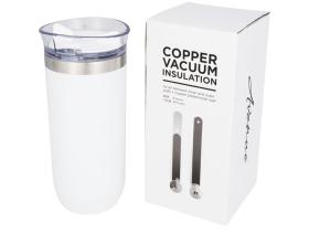 Вакуумная герметичная термокружка Twist, белый