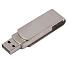 USB flash-карта SWING METAL (32Гб), серебристая, 5,3х1,7х0,9 см, металл, серебристый