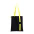 Шоппер Superbag black (чёрный с жёлтым)