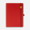 Ежедневник Favor Gold, недатированный, красный