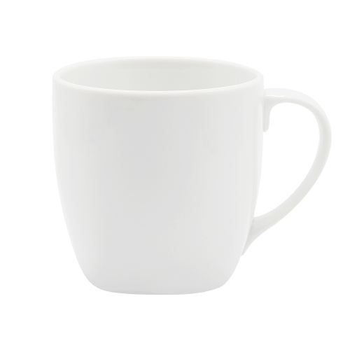 Кружка фарфоровая  400 см3 квадро (2C0379Ф34), Белый