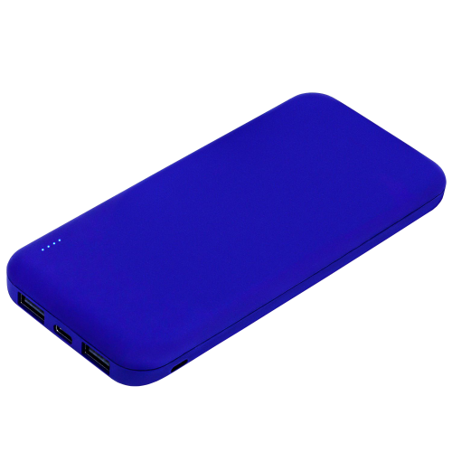 Внешний аккумулятор с подсветкой Luce Ultramarine 10000 mAh, ярко-синий
