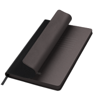 Ежедневник Latte soft touch недатированный, черный