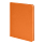 Ежедневник недатированный Pulpy, А5,  оранжевый, кремовый блок в линейку, оранжевый срез, оранжевый