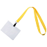 Лента для бейджа Neckband, желтая