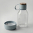 Бутылка для воды 2-в-1 Dog Bowl Bottle со съемной миской для питомцев, 1500 мл, голубой