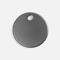 Шильдик металлический Alfa Sirkel, серый металлик