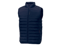 Мужской утепленный жилет Pallas  из переработанных материалов по стандарту GRS - Темно - синий