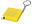 Брелок-рулетка «Дюйм», 1м, цвет: желтый