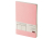 Ежедневник А5 недатированный Megapolis Velvet Flex, розовый powder