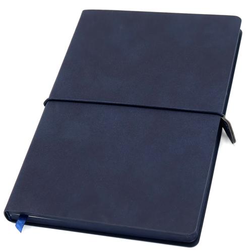 Ежедневник A5 недатированный Massimo в мягком переплёте, Темно-синий