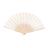 Веер деревянный, бежевый