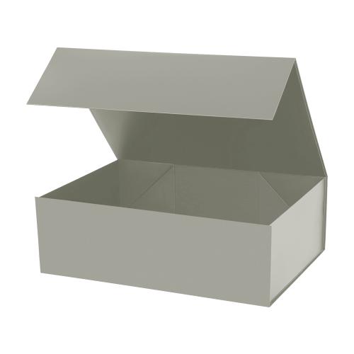 Подарочная коробка-трансформер средняя, серая