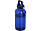 Бутылка для воды с карабином Oregon из переработанной пластмассы, 400 мл - Синий
