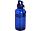 Бутылка для воды с карабином Oregon из переработанной пластмассы, 400 мл - Синий