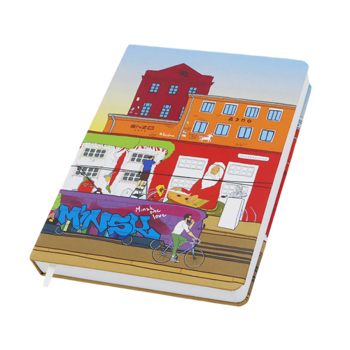 Записная книжка A6 Dziuna Октябрьская в клетку 10, Октябрьская