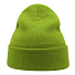 Шапка вязаная  двойная Wind-S, зеленое яблоко