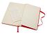 Записная книжка Moleskine Classic (в линейку) в твердой обложке, Pocket (9x14см), красный