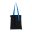 Шоппер Superbag black (чёрный с голубым)
