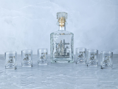 Набор со штофом НЕФТЯНОЙ