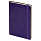 Ежедневник недатированный Boomer, А5,  фиолетовый, кремовый блок в линейку, без обреза, фиолетовый