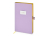 Ежедневник недатированный А5 Zefir с нашивкой, сиреневый